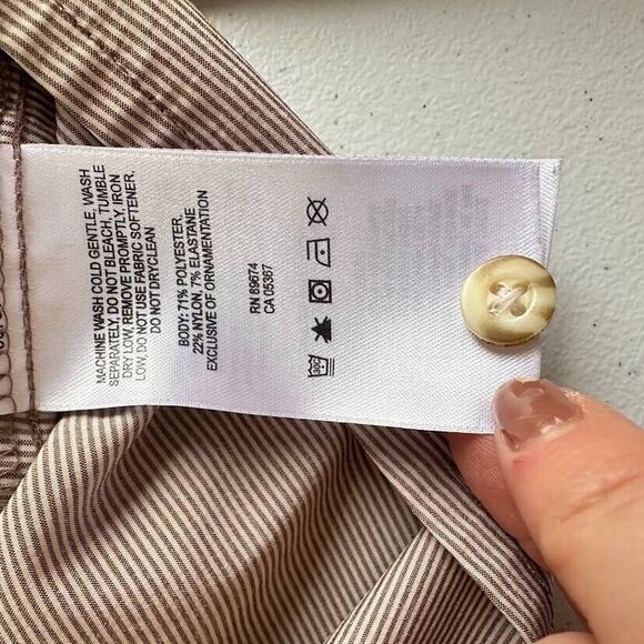 Mountain Hardwear Citypass Popover Shirt Womens Medium Brown Cream Tunic Outdoor - Picture 7 of 11